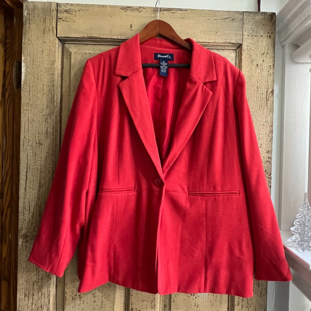 Denim & Co. 2X Blazer